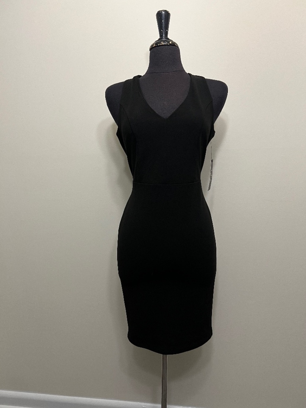 Lulus Black Bodycon Evening Midi dress